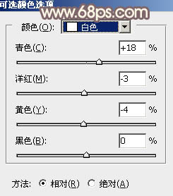 Photoshop调制出漂亮的红褐色树林人物图片