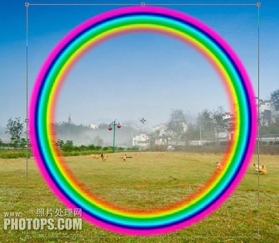 教你用Photoshop给照片添加一道逼真的彩虹