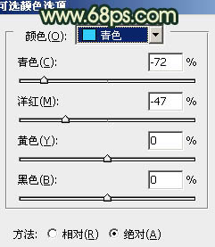 Photoshop给外景情侣图片调制出古典青黄色效果