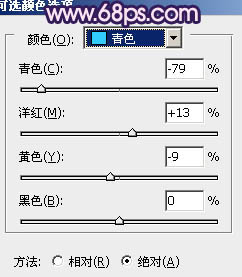 Photoshop为草地人物图片调制出柔和的紫红色效果