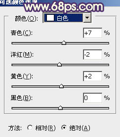 Photoshop制作古典青褐色效果的树林婚片