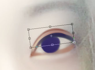 PS+SAI把美女人物眼睛绘制出水润明亮的效果教程