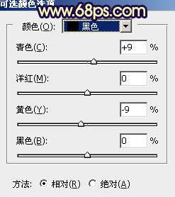 Photoshop草地上的人物调制出偏冷的黄褐色