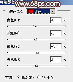 Photoshop将美女外景图片加上漂亮的韩系淡调黄褐色