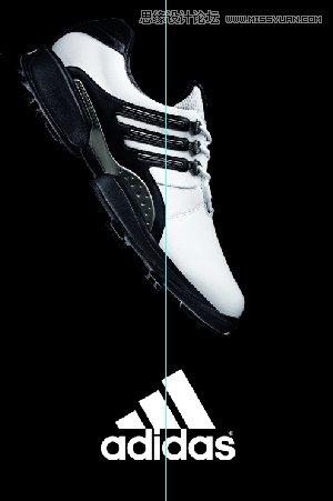 Photoshop合成制作出超酷的喷溅效果阿迪达斯球鞋海报