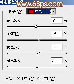 Photoshop为绿叶中的人物加上唯美的秋季橙红色