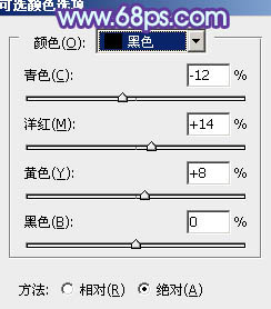 photoshop利用通道替换将房檐下美女图片增加上柔和的蓝色效果