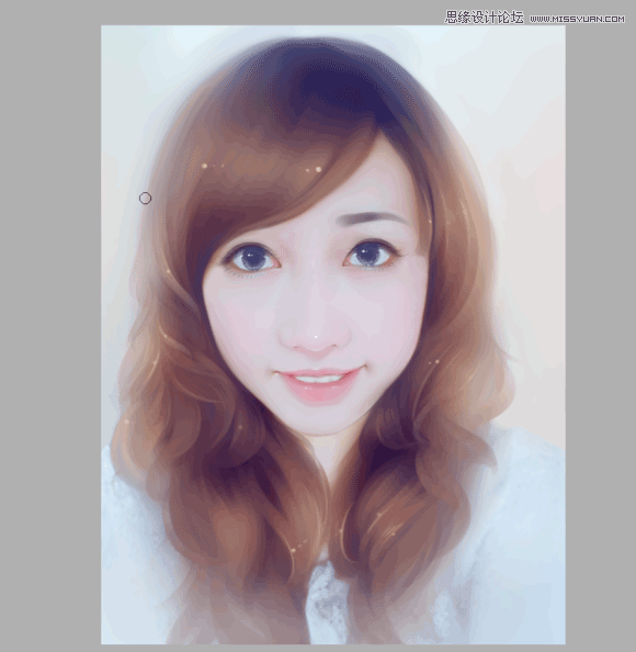 Photoshop结合AI把手机人物转为梦幻唯美的手绘效果