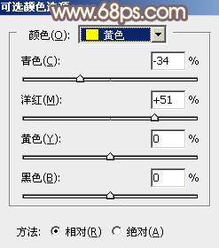 Photoshop调制出漂亮的红褐色树林人物图片