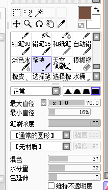 PS和SAI将美女照片制作成卡通效果