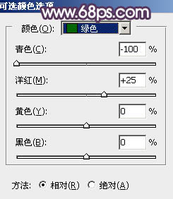 Photoshop为秋季草原图片打造清爽的韩系淡冷色