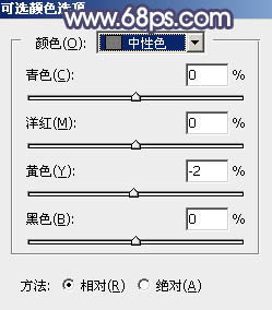 Photoshop为草地人物图片打造柔和的秋季淡黄色