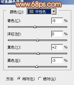 Photoshop将树林人物调制出柔和的秋季橙褐色