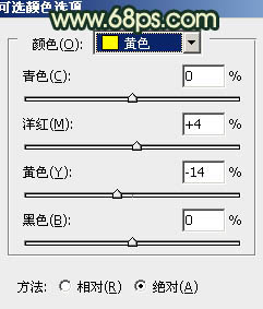 Photoshop给外景情侣图片调制出古典青黄色效果