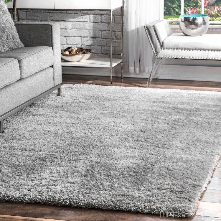 Grey Shag Rug by Mack & Milo