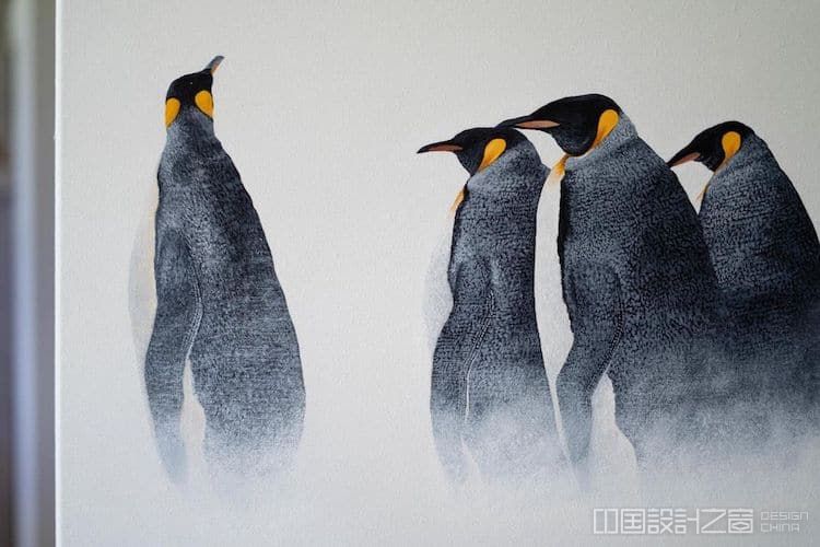 Beautiful Penguin Painting by Sophie Green