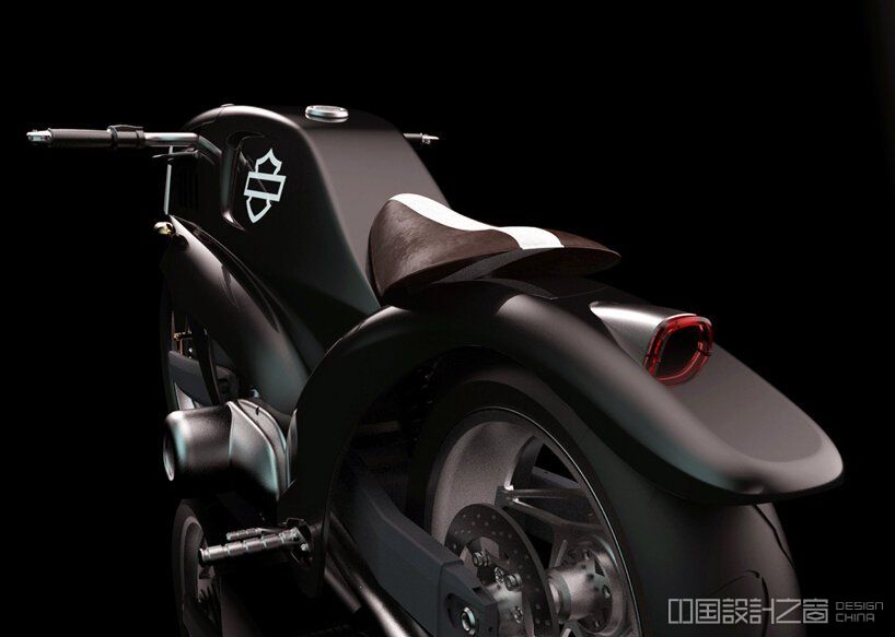 harley davidson street fighter co<em></em>ncept merges streamlined car & sports bike proportions