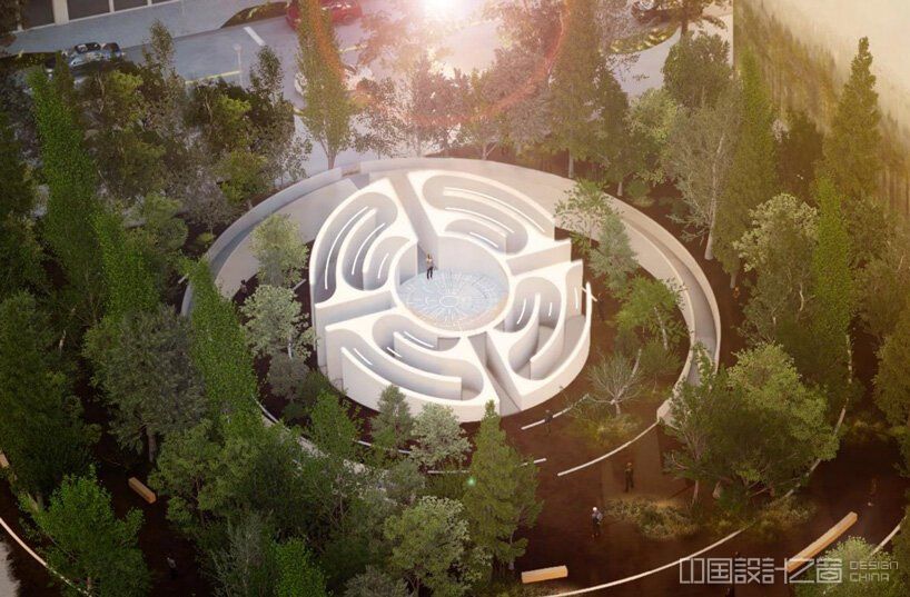 es devlin's maze installation at miami design district celebrates 100 years of CHANEL N°5