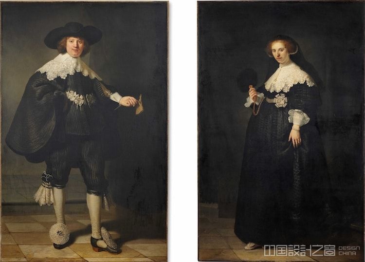 Rembrandt Pendant Portraits