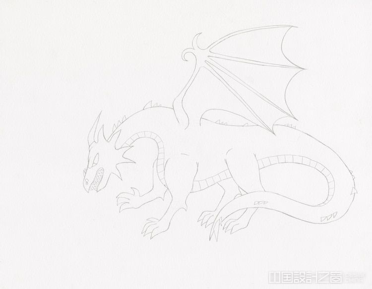 How to Draw a Dragon Step 6