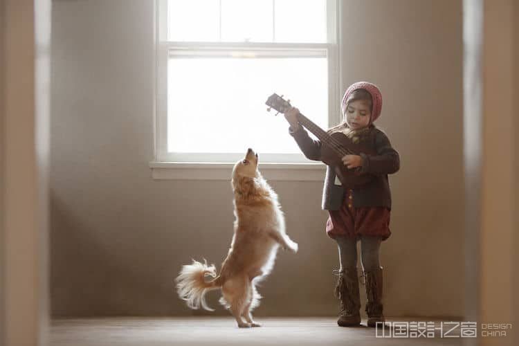 Creative Photos of a Girl and Her Dog