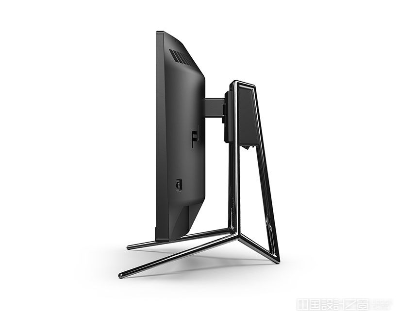 Porsche Design AOC AGON 27 Modern Curved Mo<em></em>nitor with Adjustable Stand