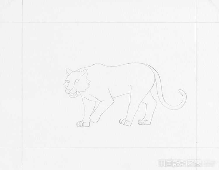 How to Draw a Tiger Drawing Tutorial 