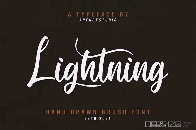 lightning-hand-drawn-font