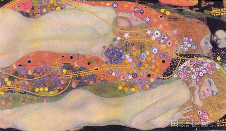 Wasserschlangen II (Freundinnen) Painting by Gustav Klimt
