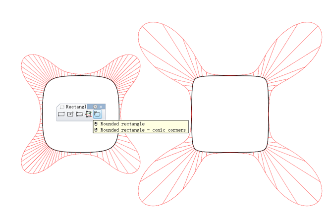 iOS icon rounded corner study Co<em></em>nic Corners Rectangle