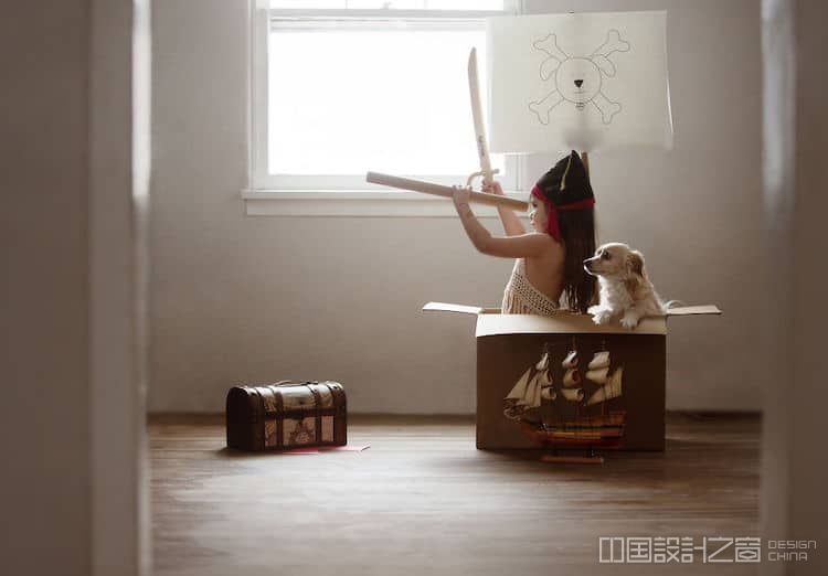 Creative Photos of a Girl and Her Dog