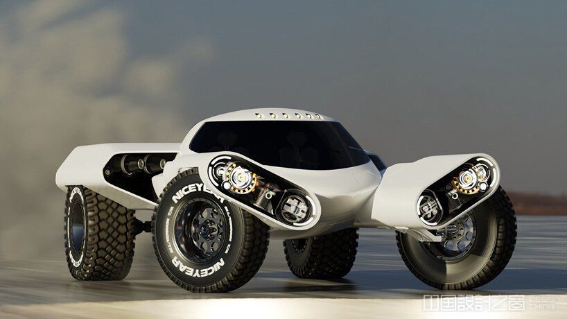 meet the huntress, an electric off-road co<em></em>ncept car with independent suspension