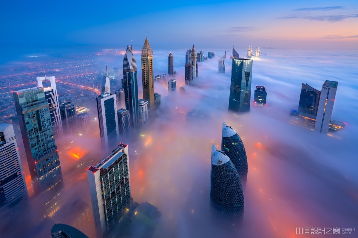 Dubai Fog Photography by Albert Dros