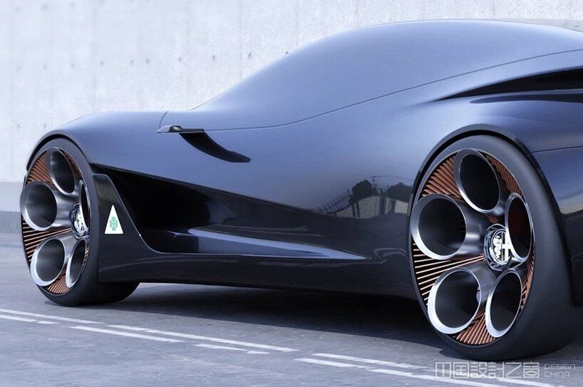 klaus dahlenkamp envisions a sleek, futuristic alfa romeo supercar concept