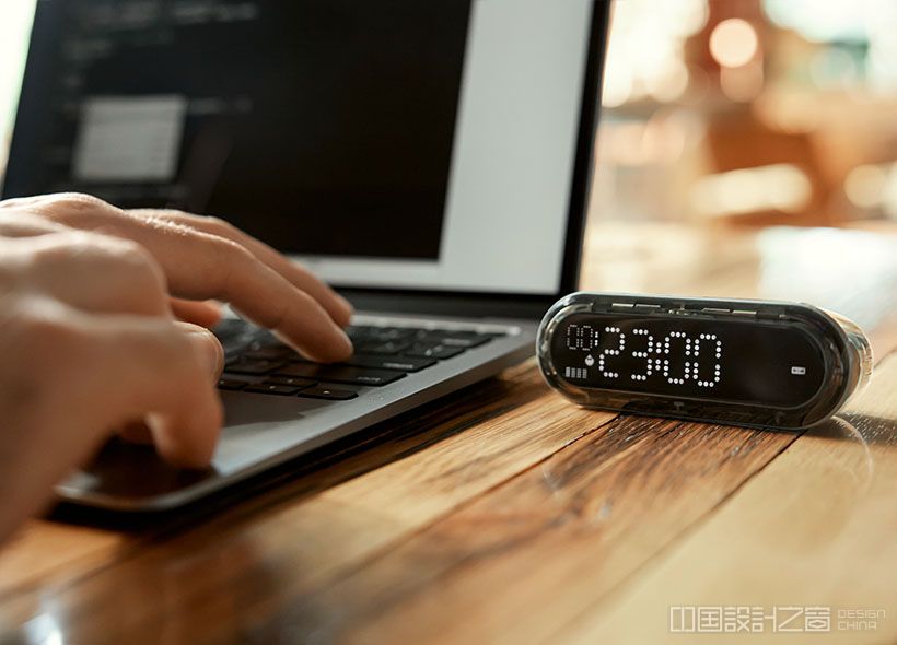 Futuristic Capsule Gravity 3in1 Device: Clock, Timer, and A Powerbank