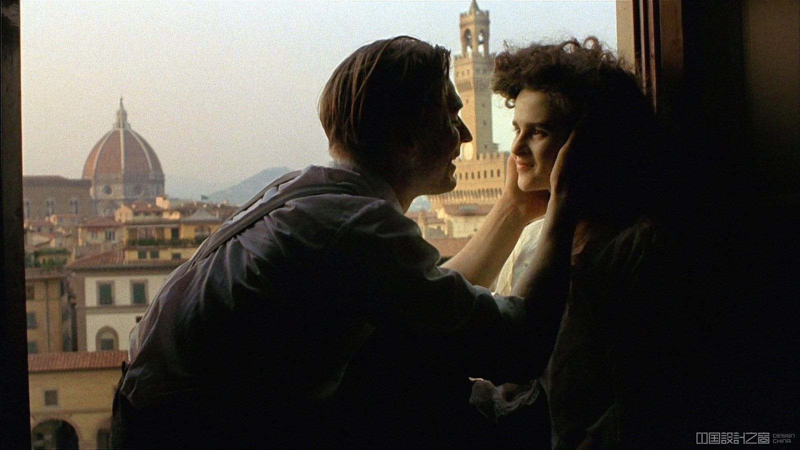 Julian Sands and Helena Bo<em></em>nham Carter in the 1985 film A Room With a View.