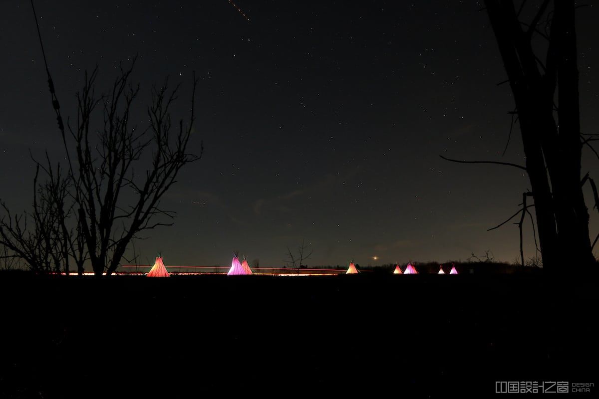 Illuminated Tipis