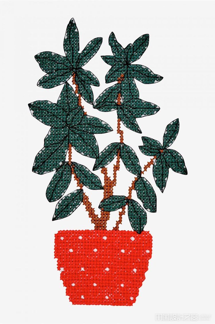 Plant Free Cross Stitch Pattern