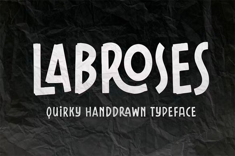 Labroses Hand Drawn Typeface