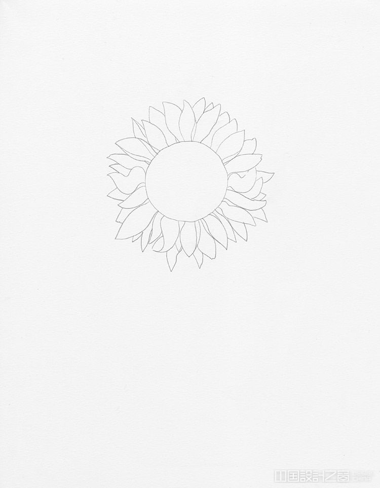 How to Draw a Sunflower