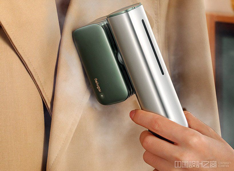 portable, lightweight clothes steamer rotates 90 degrees for flat and vertical ironing