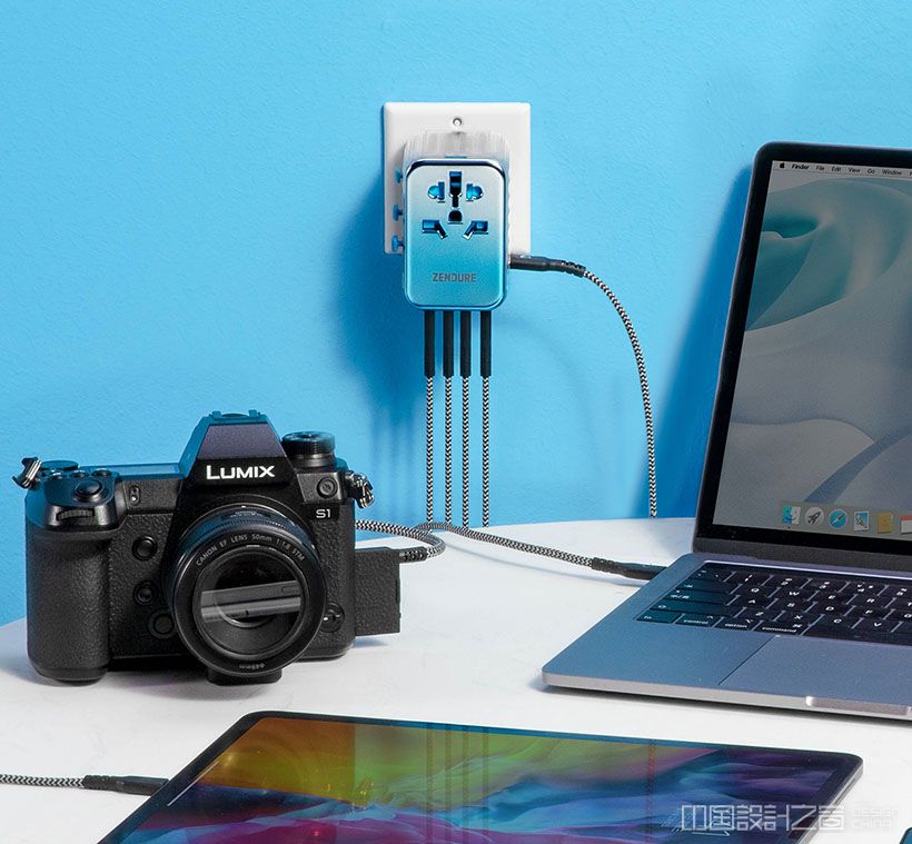 Zendure Passport III: All-in-One 65W Adapter for Home and Travel
