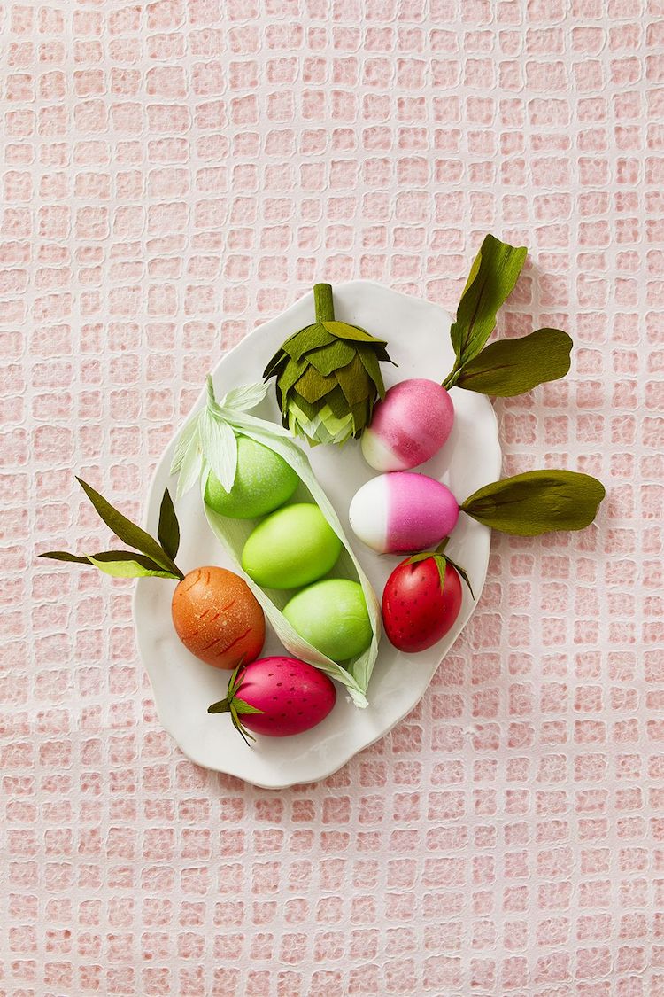 Fruits and Veggie Easter Eggs