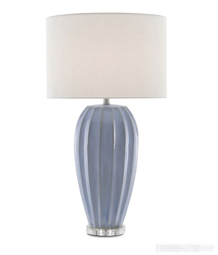 at_style_2022-06_Cornflower Blue Trend  _Carleton Porcelain Table Lamp