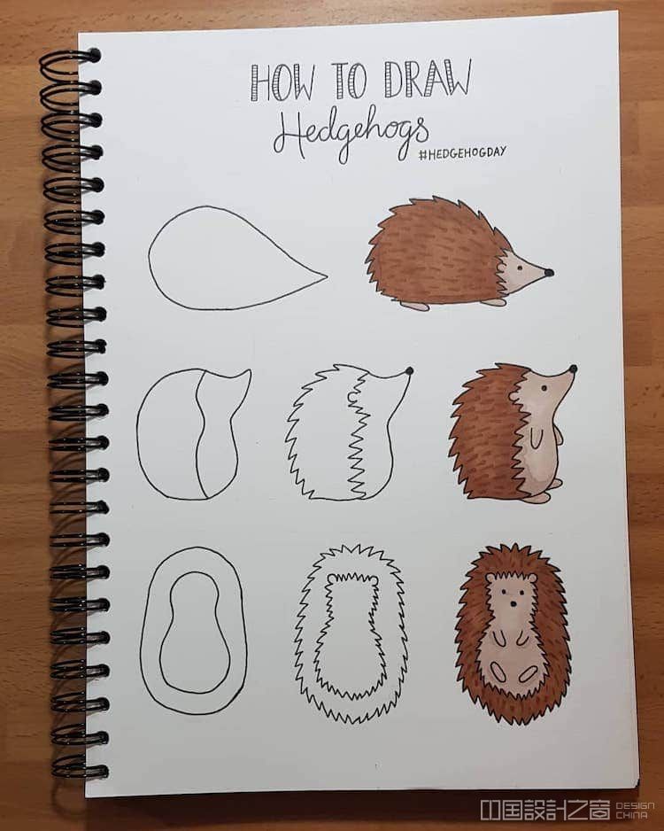 How to Doodle a Hedgehog