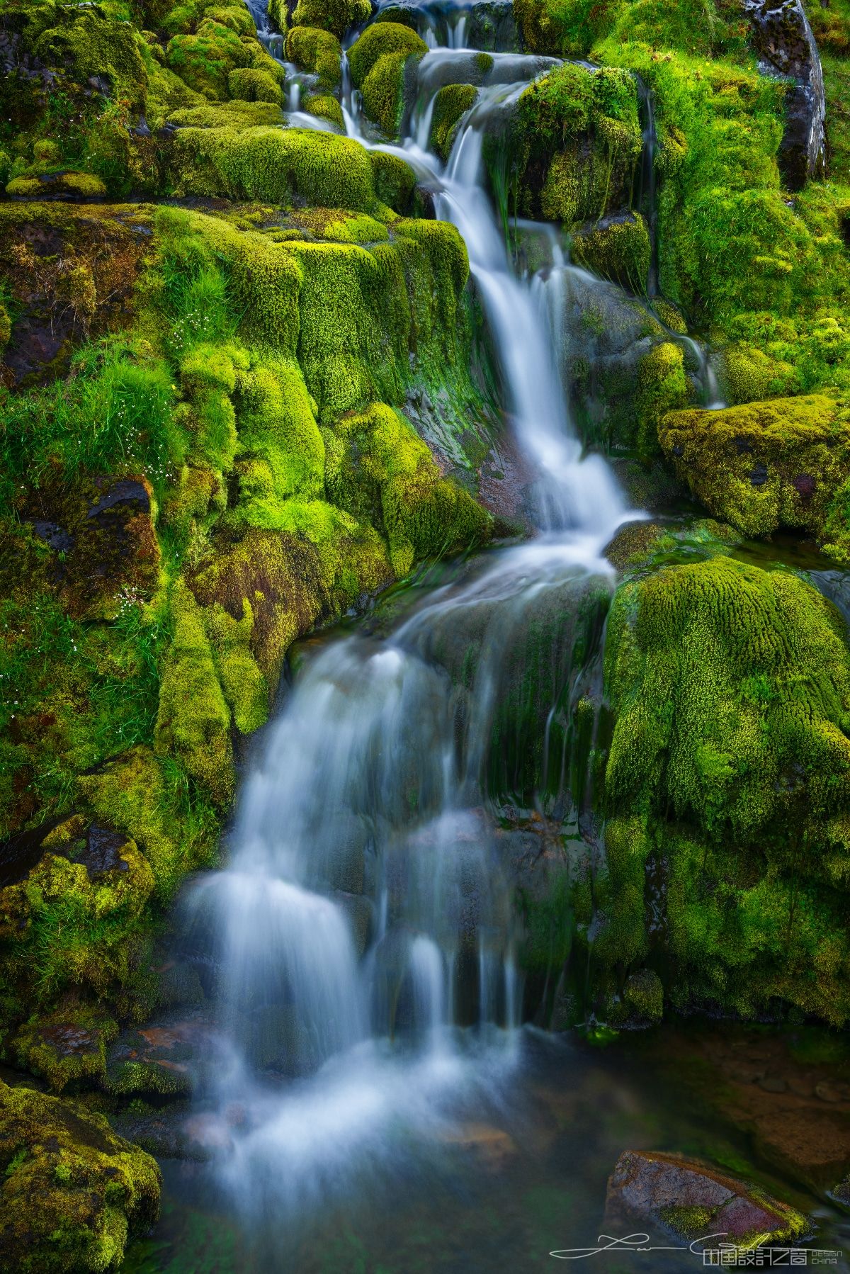 Waterfall Faroe Islands Landscape