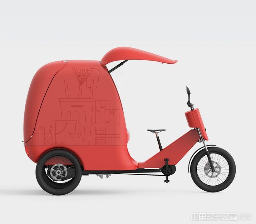 Lambro Cargo Bike by Makio Hasuike