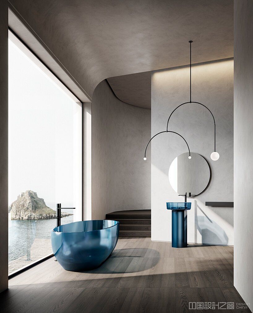 antoniolupi-cristalmood-translucent-color-baths-sinks-designboom06