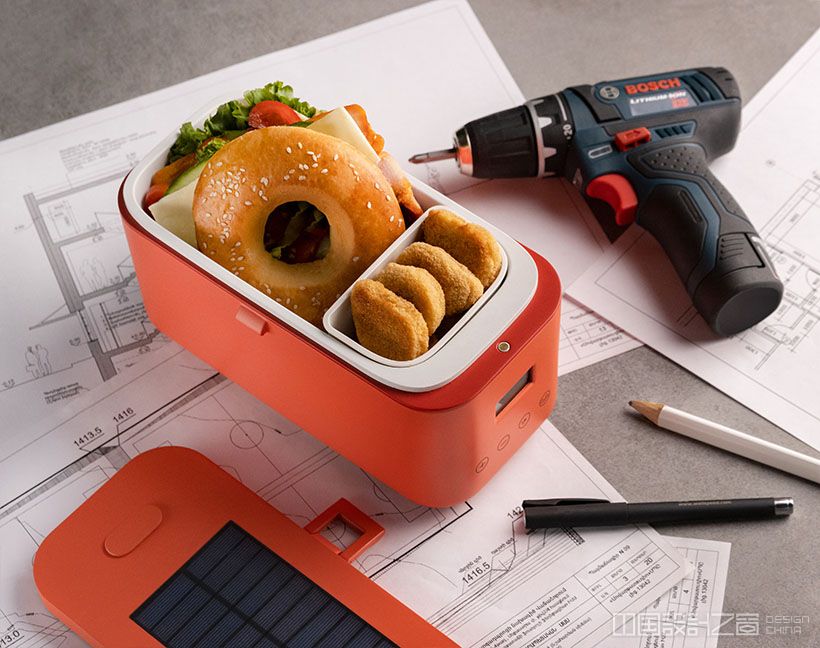 SunnySide: Solar-Powered Self Heating/Cooling Lunchbox