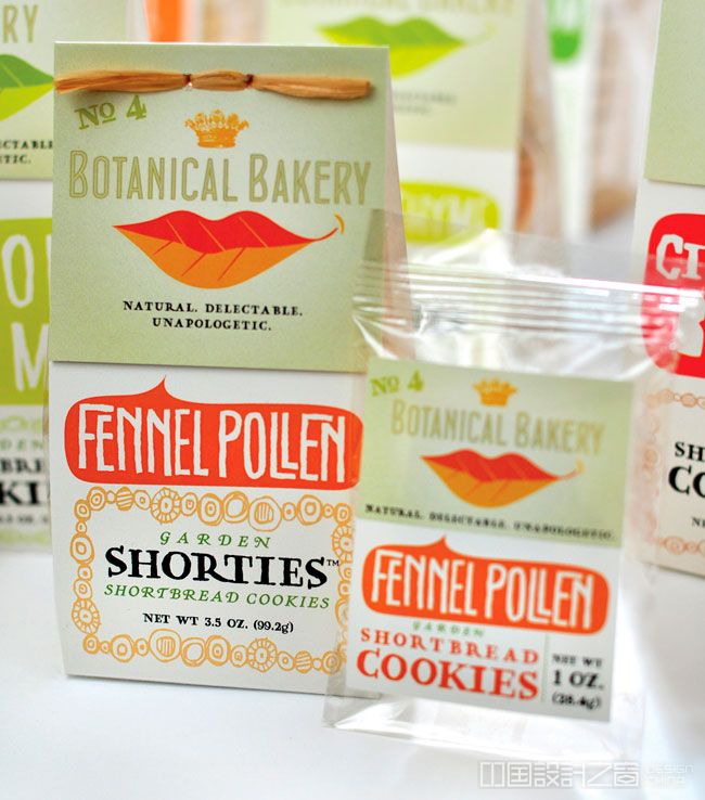 Botanical Bakery packaging